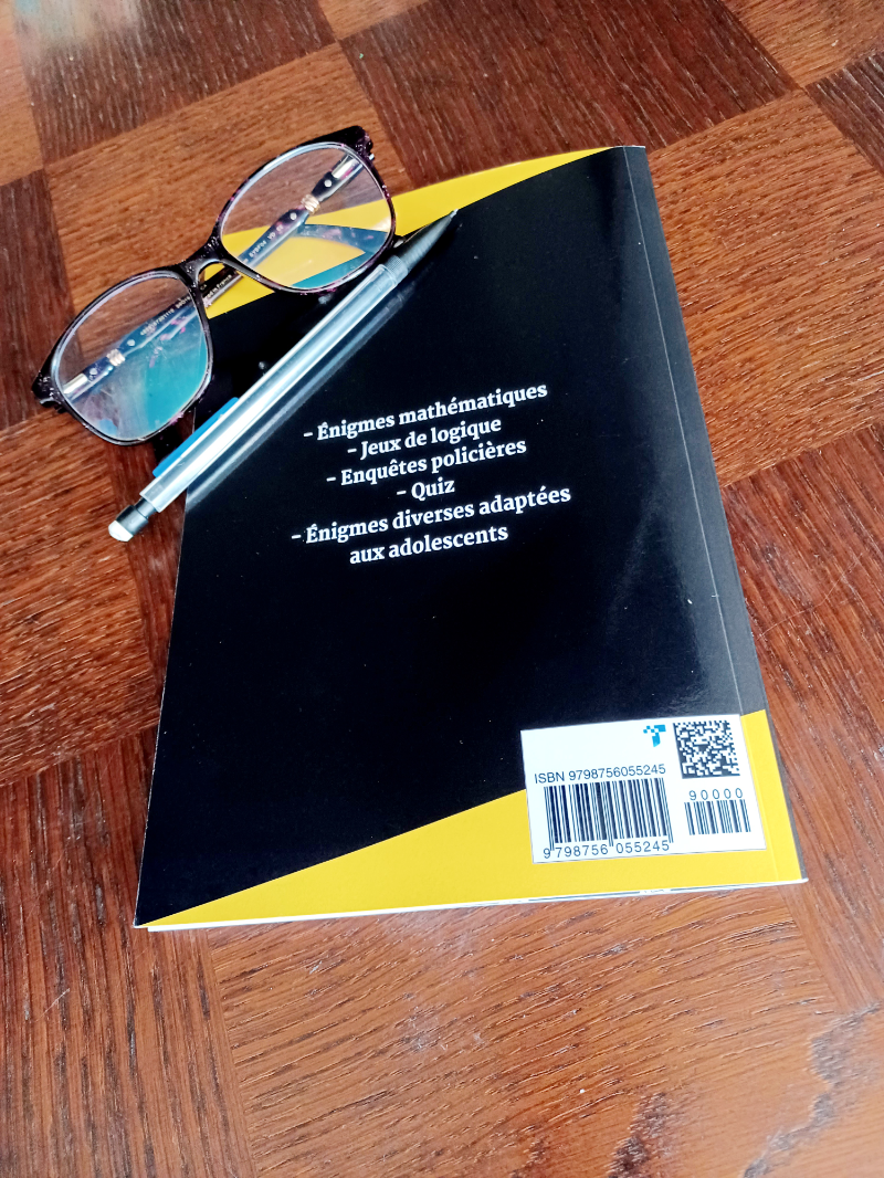 livre énigmes pour ado malin 