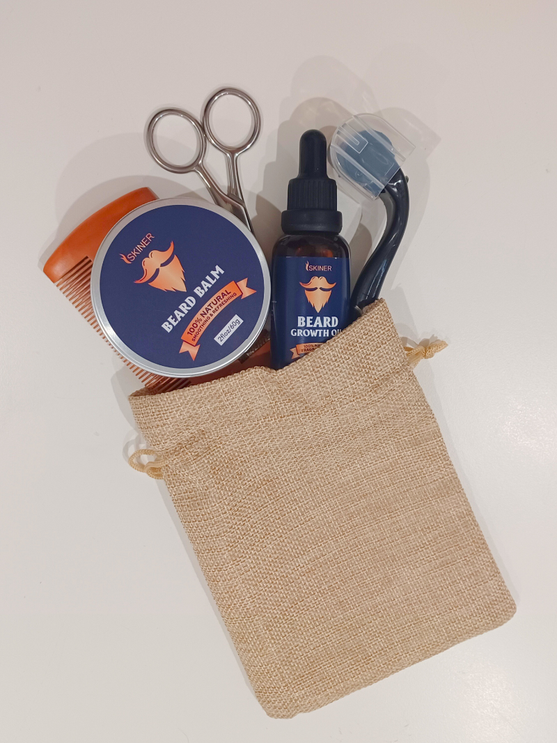 Coffret huile à barbe 