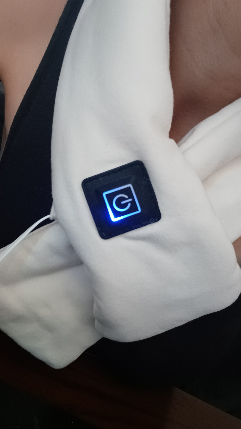 écharpe chauffante vinted 