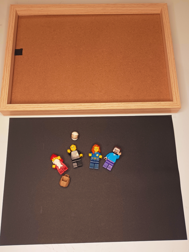 Faire un cadre Lego avec figurine