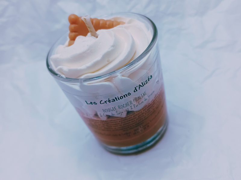 Bougie artisanal - Photo du cadeau