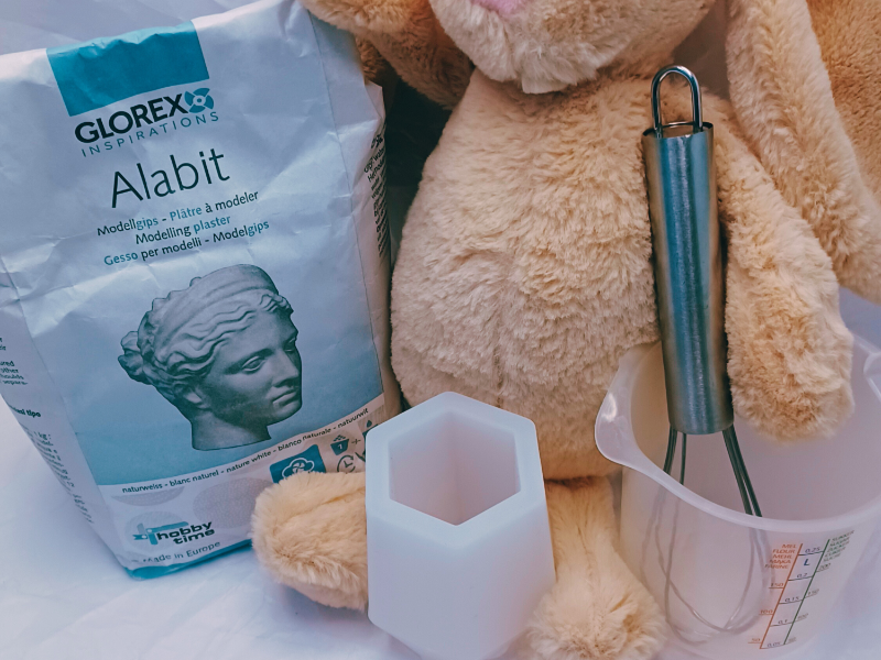 Pot en plâtre - Photo du cadeau