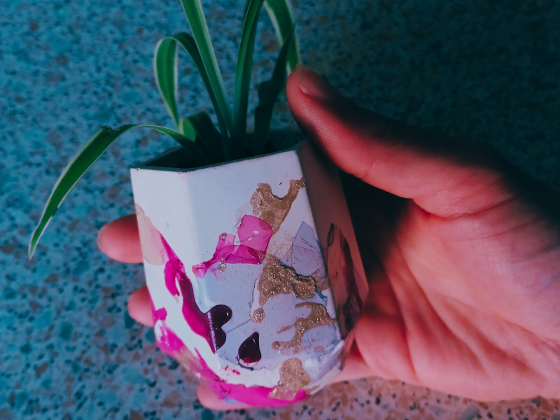 Comment faire des pot en plâtre à mouler 