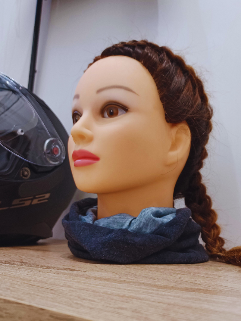 un tour de cou ou un snood pour les motards !